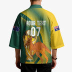 Australia Socceroos WC2026 Custom Kimono Golden Champions - Aussie Hoodie
