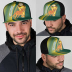 Australia Socceroos WC2026 Custom Mesh Trucker Cap Golden Champions - Aussie Hoodie