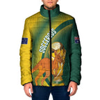 Australia Socceroos WC2026 Custom Padded Jacket Golden Champions - Aussie Hoodie