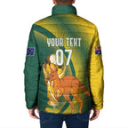 Australia Socceroos WC2026 Custom Padded Jacket Golden Champions - Aussie Hoodie
