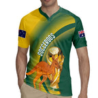 Australia Socceroos WC2026 Custom Rugby Jersey Golden Champions - Aussie Hoodie