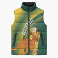 Australia Socceroos WC2026 Custom Sleeveless Puffer Jacket Golden Champions - Aussie Hoodie