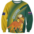Australia Socceroos WC2026 Custom Sweatshirt Golden Champions - Aussie Hoodie