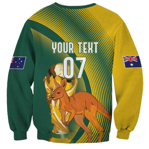 Australia Socceroos WC2026 Custom Sweatshirt Golden Champions - Aussie Hoodie