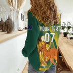 Australia Socceroos WC2026 Custom Women Casual Shirt Golden Champions - Aussie Hoodie