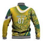 Australia Custom Indigenous Baseball Jacket WC2026 Socceroos Aboriginal Arts - Aussie Hoodie