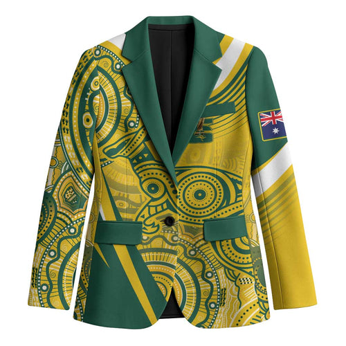 Australia Custom Indigenous Blazer WC2026 Socceroos Aboriginal Arts - Aussie Hoodie