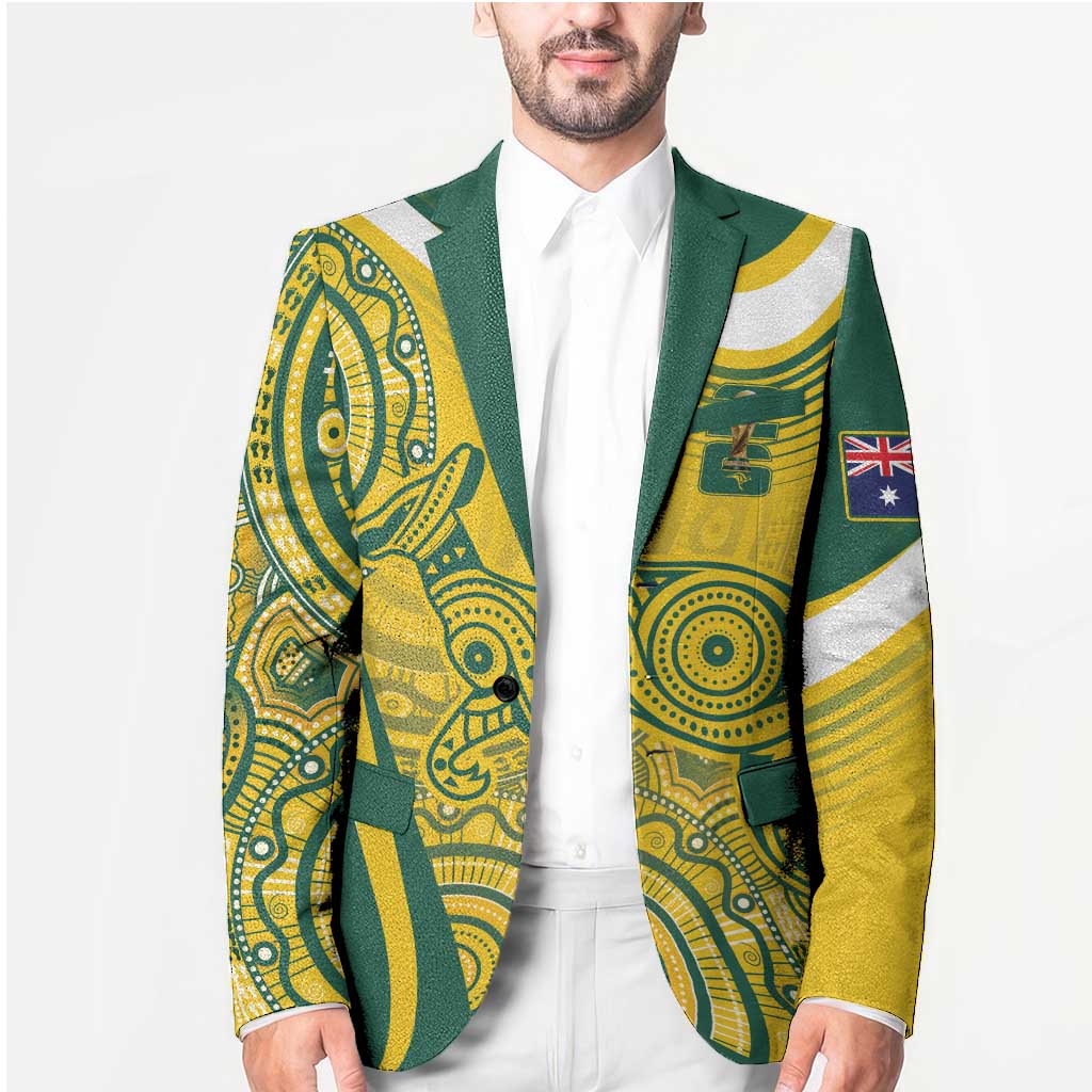 Australia Custom Indigenous Blazer WC2026 Socceroos Aboriginal Arts - Aussie Hoodie