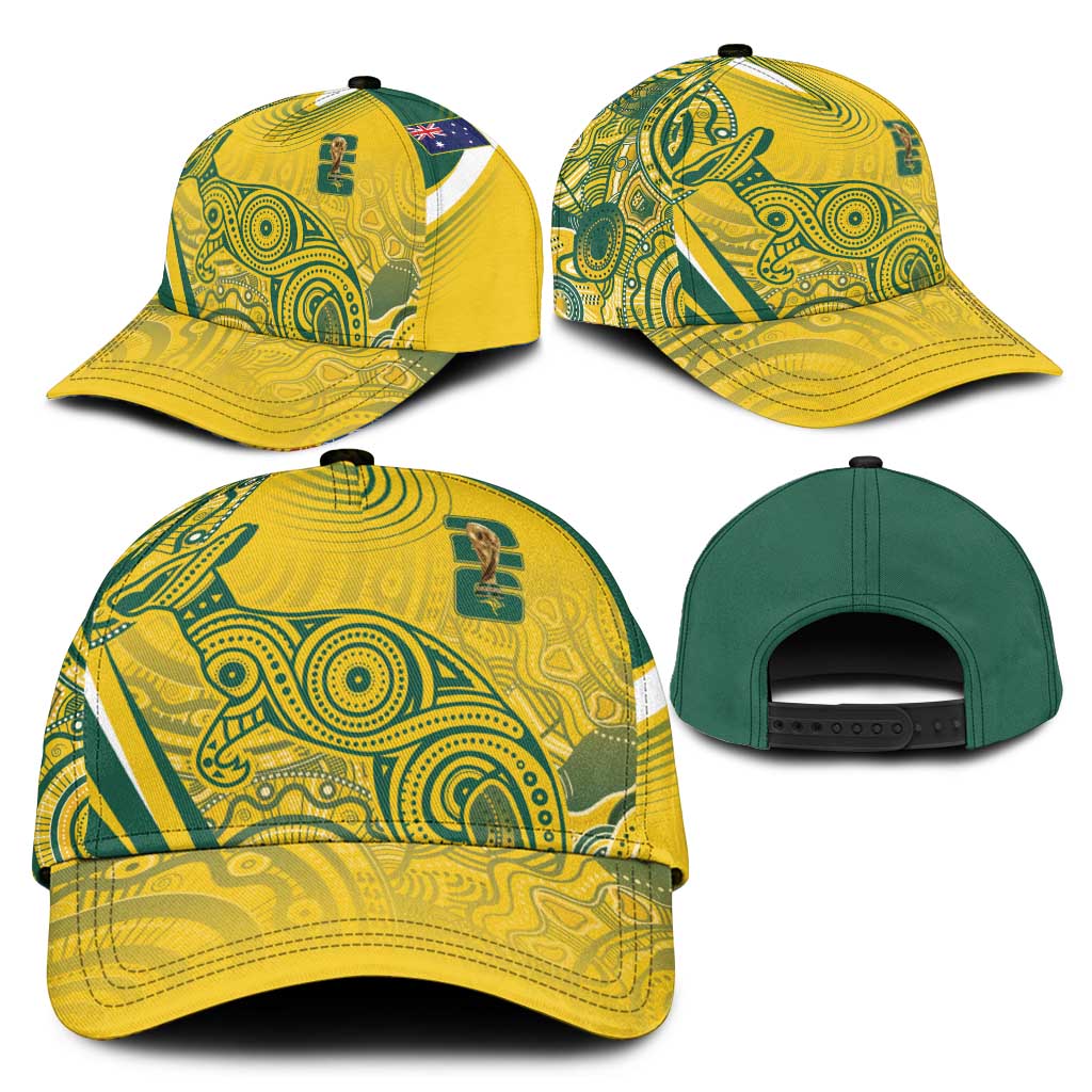 Australia Custom Indigenous Classic Cap WC2026 Socceroos Aboriginal Arts - Aussie Hoodie
