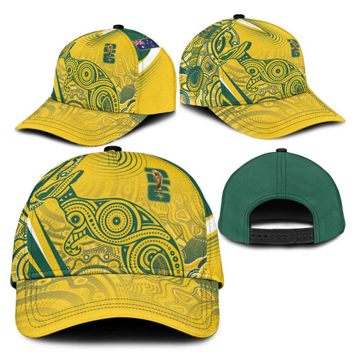 Australia Custom Indigenous Classic Cap WC2026 Socceroos Aboriginal Arts - Aussie Hoodie
