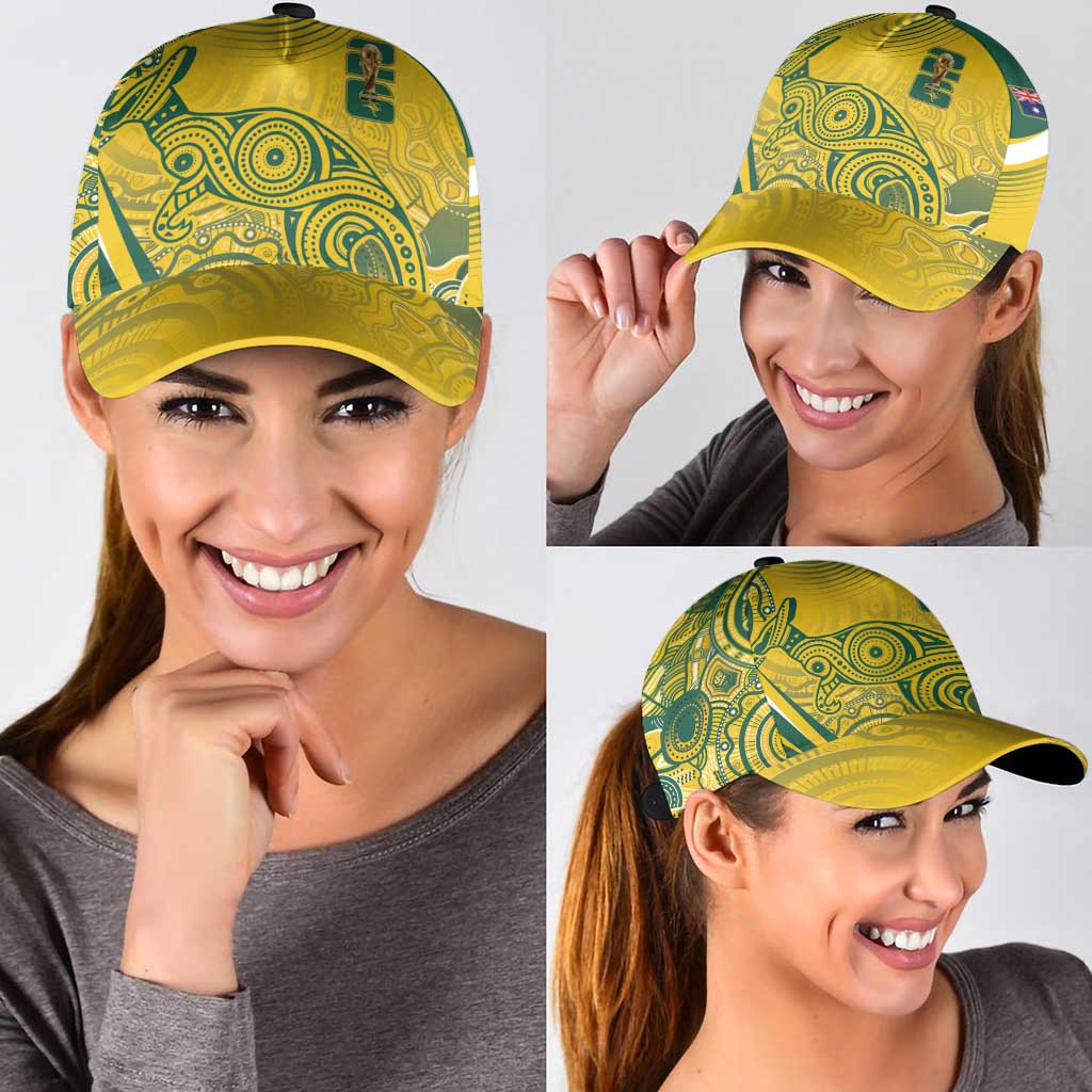 Australia Custom Indigenous Classic Cap WC2026 Socceroos Aboriginal Arts - Aussie Hoodie