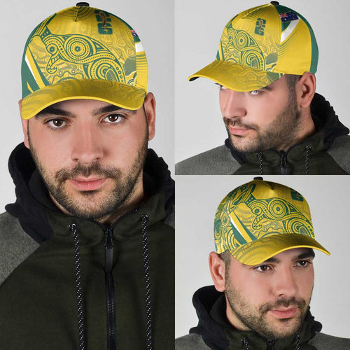 Australia Custom Indigenous Classic Cap WC2026 Socceroos Aboriginal Arts - Aussie Hoodie