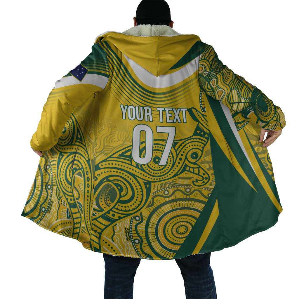 Australia Custom Indigenous Cloak WC2026 Socceroos Aboriginal Arts - Aussie Hoodie