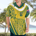 Australia Custom Indigenous Hawaiian Shirt WC2026 Socceroos Aboriginal Arts - Aussie Hoodie