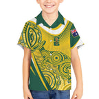 Australia Custom Indigenous Hawaiian Shirt WC2026 Socceroos Aboriginal Arts - Aussie Hoodie