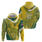 Australia Custom Indigenous Hoodie WC2026 Socceroos Aboriginal Arts - Aussie Hoodie