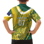 Australia Custom Indigenous Kid Hawaiian Shirt WC2026 Socceroos Aboriginal Arts - Aussie Hoodie