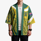 Australia Custom Indigenous Kimono WC2026 Socceroos Aboriginal Arts - Aussie Hoodie