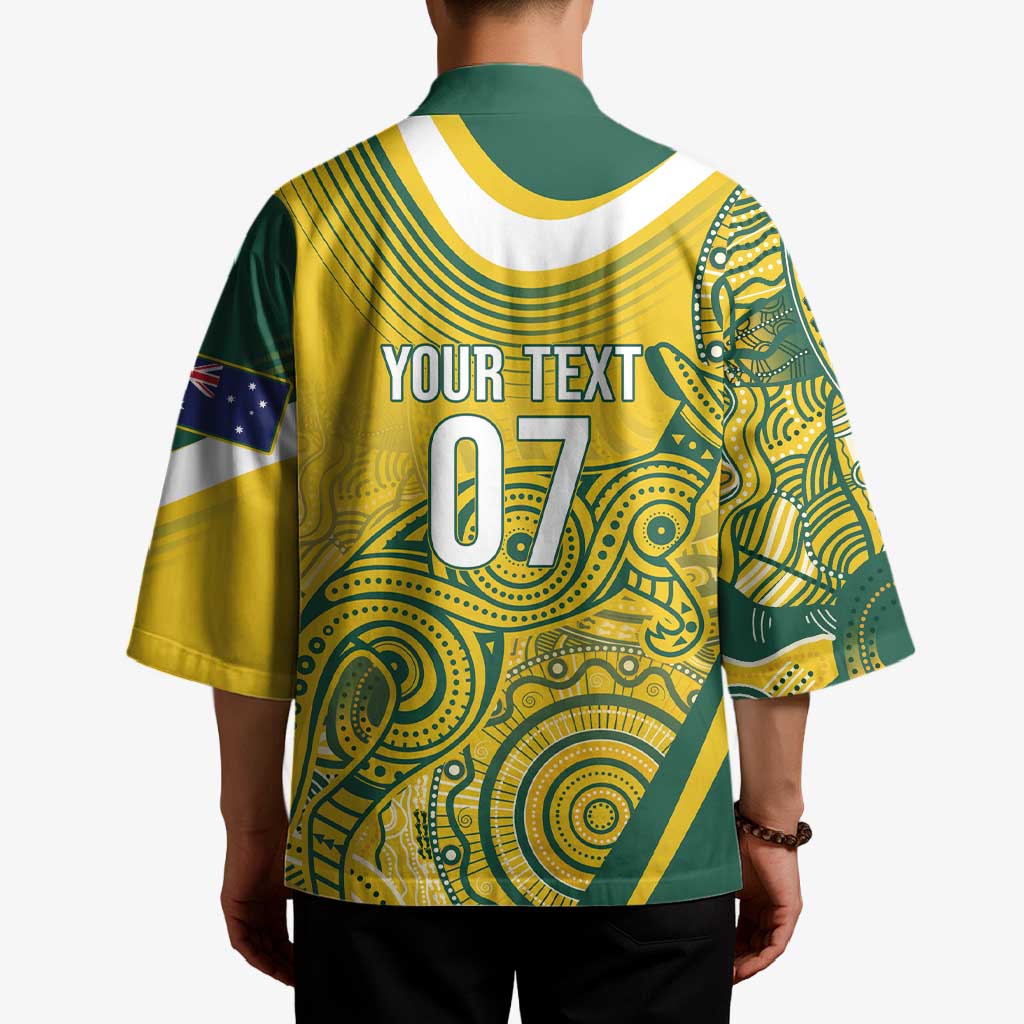 Australia Custom Indigenous Kimono WC2026 Socceroos Aboriginal Arts - Aussie Hoodie