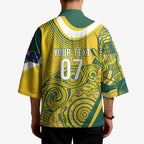 Australia Custom Indigenous Kimono WC2026 Socceroos Aboriginal Arts - Aussie Hoodie