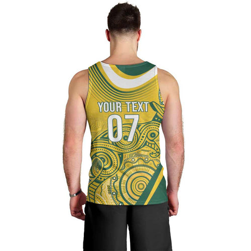 Australia Custom Indigenous Men Tank Top WC2026 Socceroos Aboriginal Arts - Aussie Hoodie