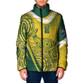 Australia Custom Indigenous Padded Jacket WC2026 Socceroos Aboriginal Arts - Aussie Hoodie