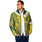 Australia Custom Indigenous Padded Jacket WC2026 Socceroos Aboriginal Arts - Aussie Hoodie