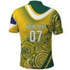 Australia Custom Indigenous Polo Shirt WC2026 Socceroos Aboriginal Arts - Aussie Hoodie