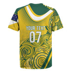 Australia Custom Indigenous Rugby Jersey WC2026 Socceroos Aboriginal Arts - Aussie Hoodie