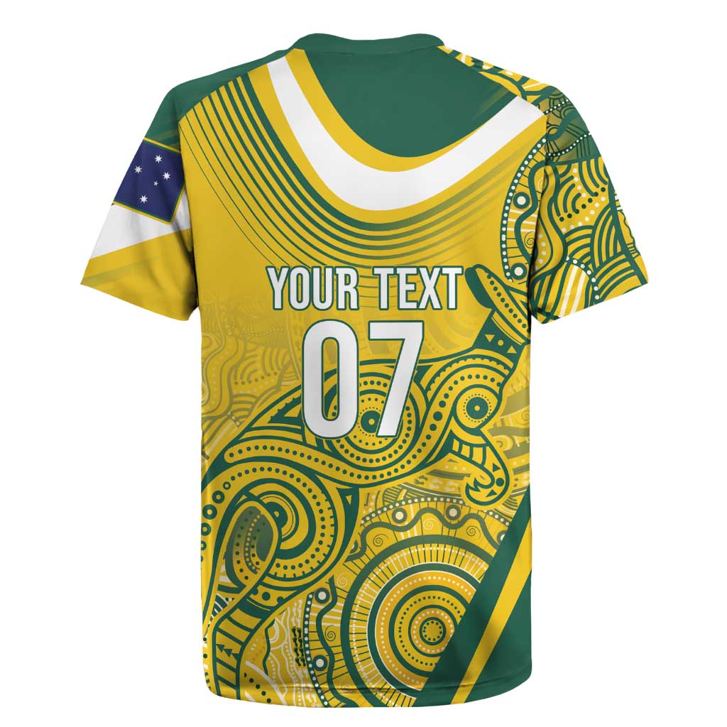 Australia Custom Indigenous Rugby Jersey WC2026 Socceroos Aboriginal Arts - Aussie Hoodie