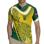 Australia Custom Indigenous Rugby Jersey WC2026 Socceroos Aboriginal Arts - Aussie Hoodie