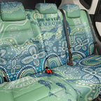 NAIDOC Week 2025 Back Car Seat Cover Pastel Ocean Aboriginal Art