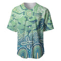 NAIDOC Week 2025 Baseball Jersey Pastel Ocean Aboriginal Art