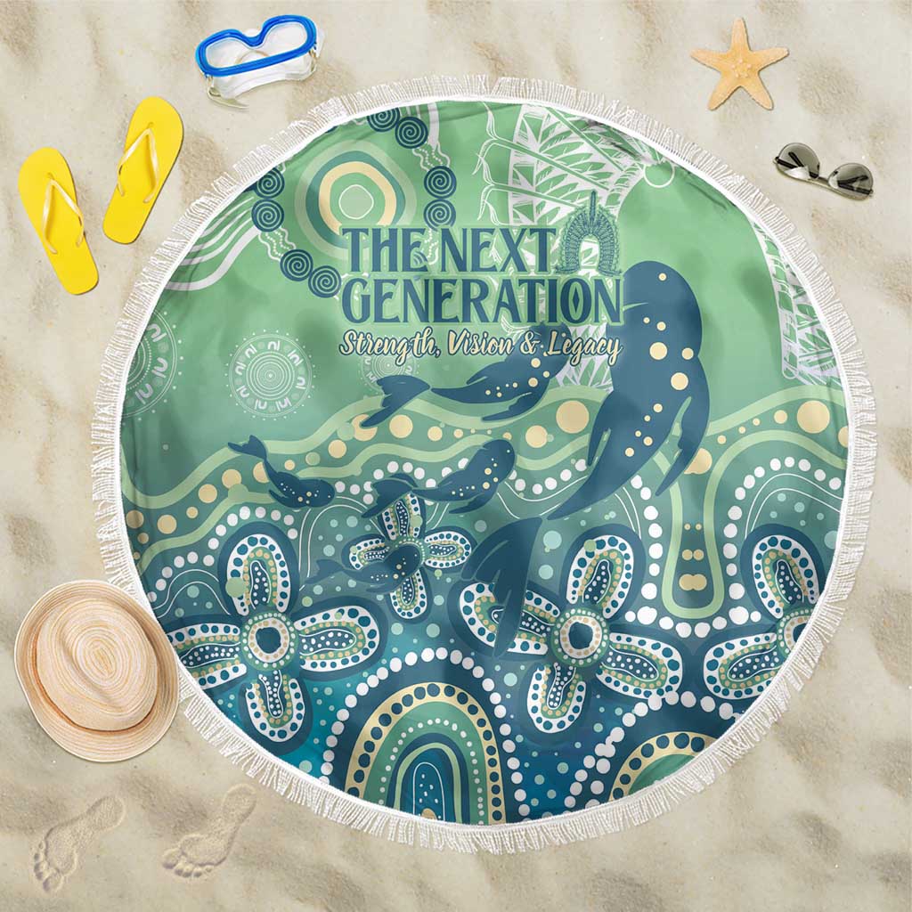NAIDOC Week 2025 Beach Blanket Pastel Ocean Aboriginal Art