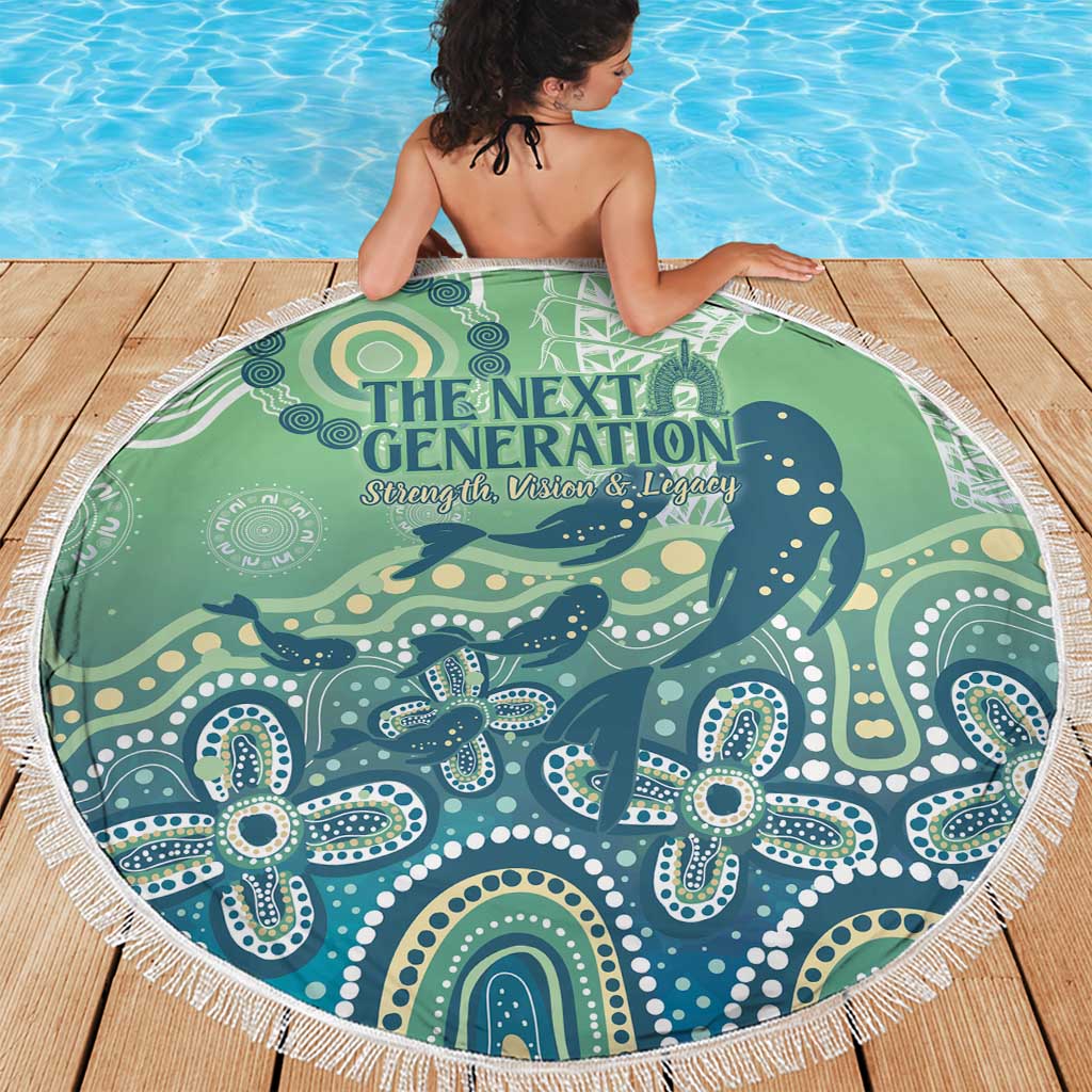 NAIDOC Week 2025 Beach Blanket Pastel Ocean Aboriginal Art