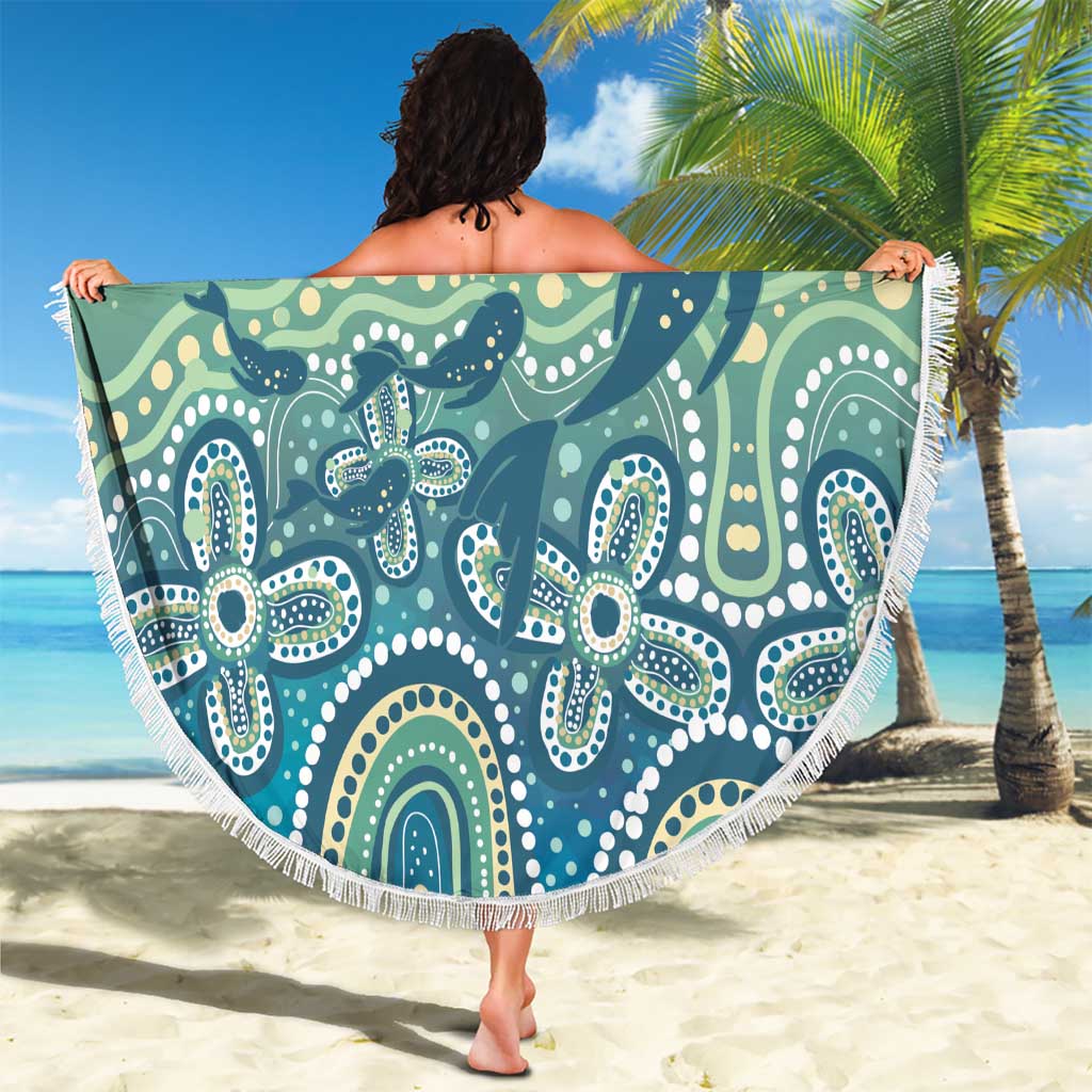 NAIDOC Week 2025 Beach Blanket Pastel Ocean Aboriginal Art