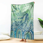 NAIDOC Week 2025 Blanket Pastel Ocean Aboriginal Art