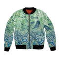 NAIDOC Week 2025 Bomber Jacket Pastel Ocean Aboriginal Art