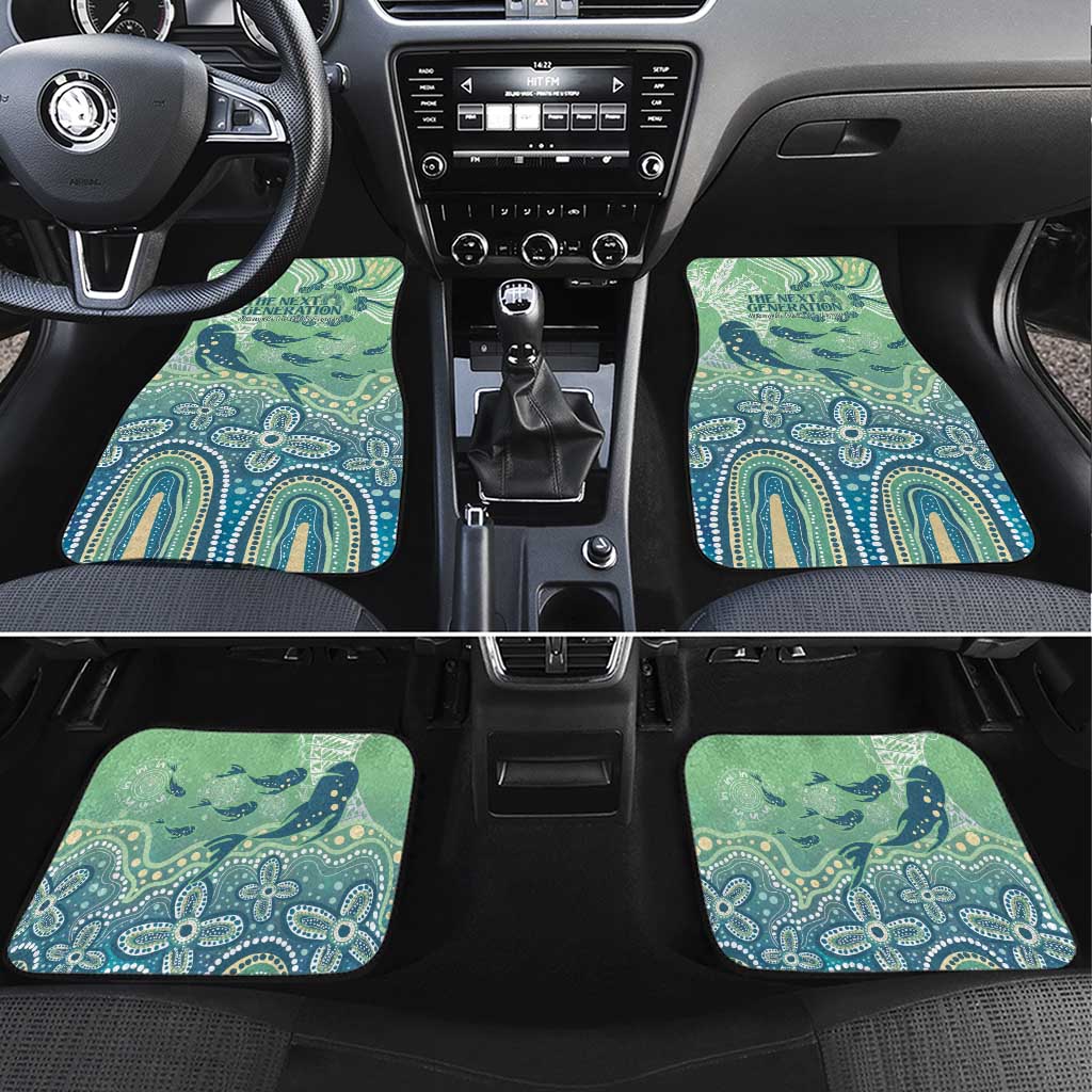 NAIDOC Week 2025 Car Mats Pastel Ocean Aboriginal Art