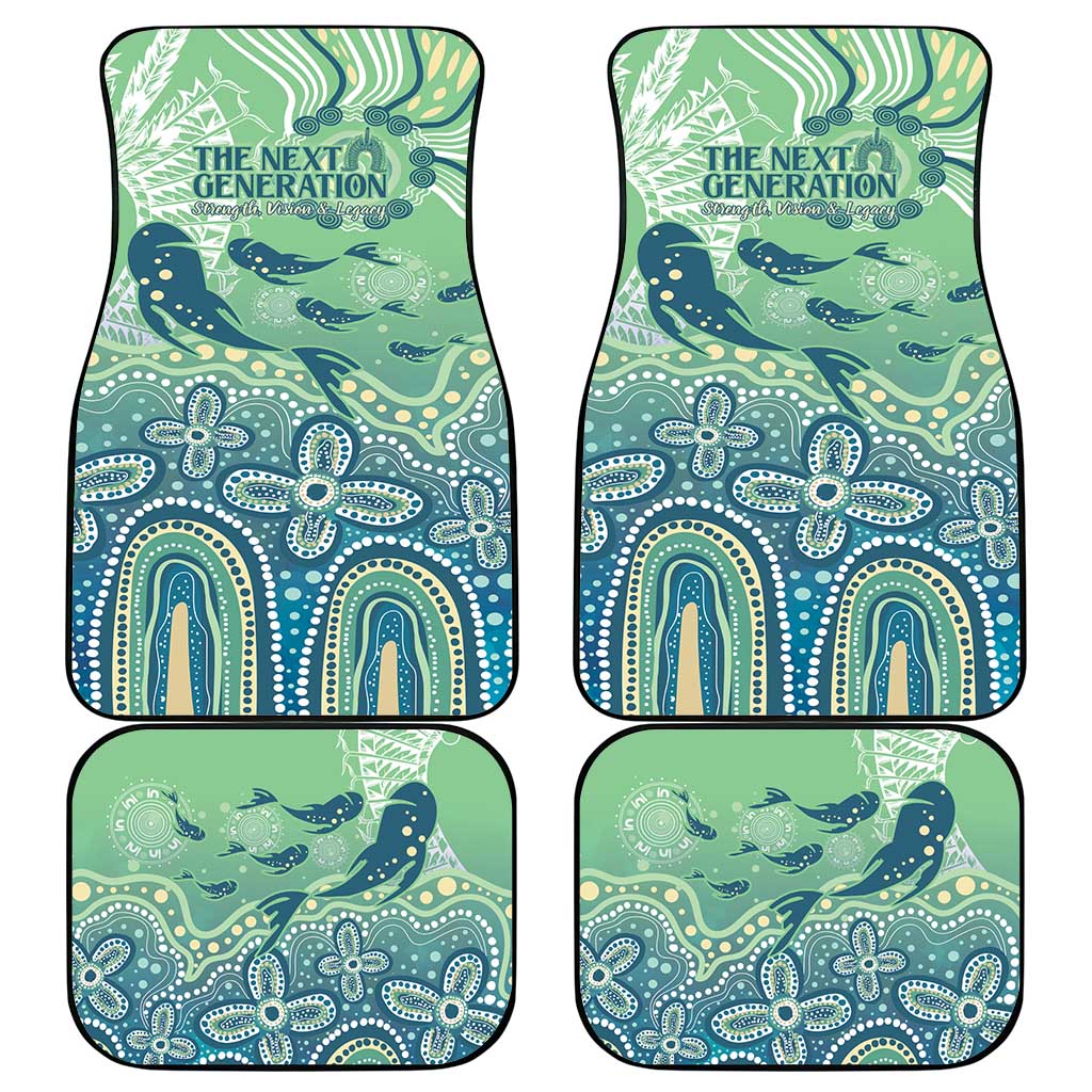 NAIDOC Week 2025 Car Mats Pastel Ocean Aboriginal Art