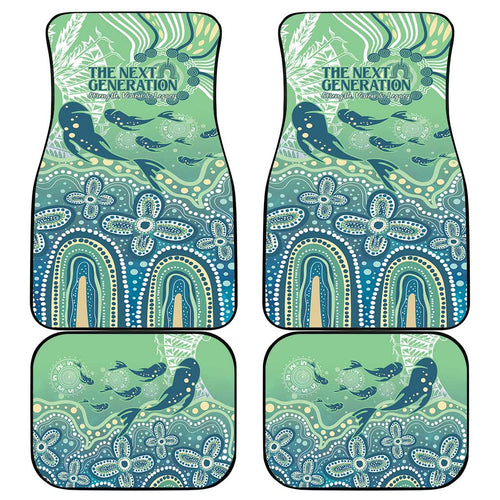NAIDOC Week 2025 Car Mats Pastel Ocean Aboriginal Art
