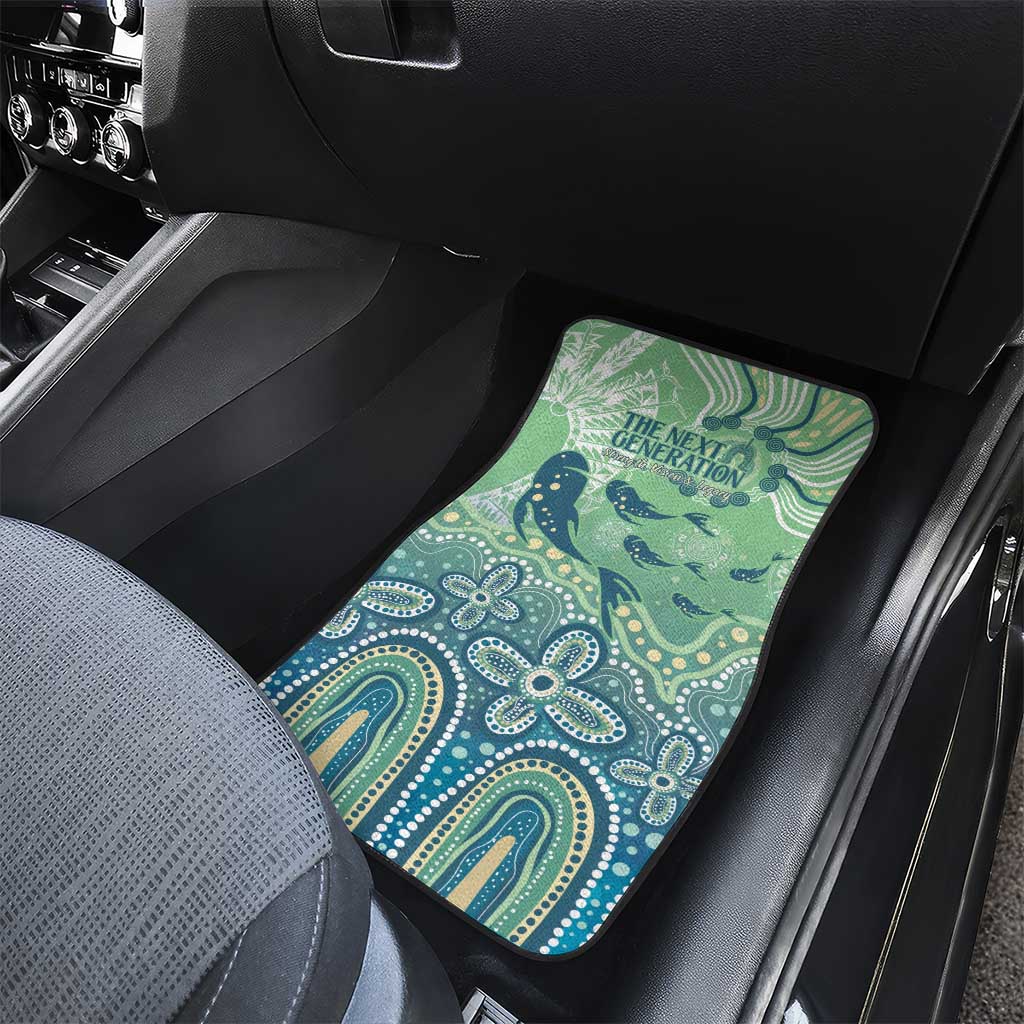 NAIDOC Week 2025 Car Mats Pastel Ocean Aboriginal Art