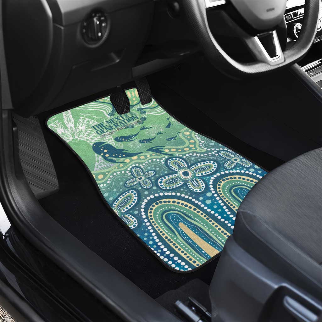 NAIDOC Week 2025 Car Mats Pastel Ocean Aboriginal Art