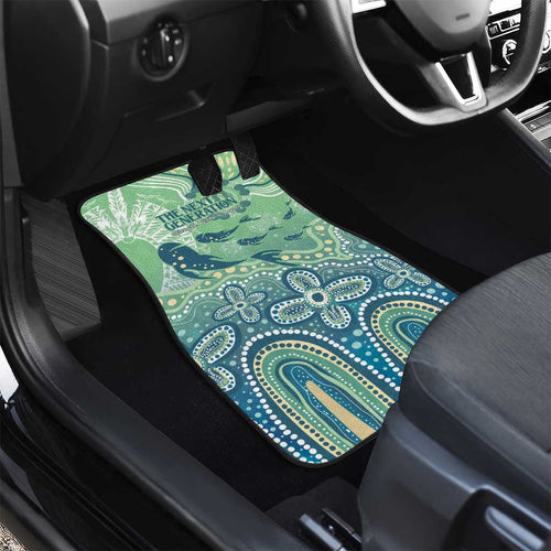 NAIDOC Week 2025 Car Mats Pastel Ocean Aboriginal Art