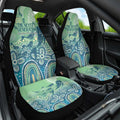 NAIDOC Week 2025 Car Seat Cover Pastel Ocean Aboriginal Art