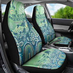 NAIDOC Week 2025 Car Seat Cover Pastel Ocean Aboriginal Art