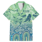 NAIDOC Week 2025 Family Matching Mermaid Dress and Hawaiian Shirt Pastel Ocean Aboriginal Art