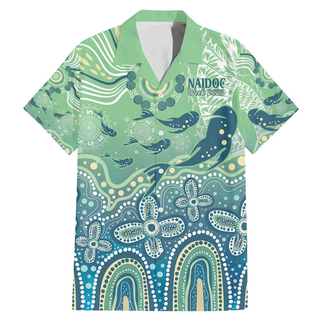 NAIDOC Week 2025 Family Matching Mermaid Dress and Hawaiian Shirt Pastel Ocean Aboriginal Art