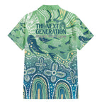 NAIDOC Week 2025 Family Matching Mermaid Dress and Hawaiian Shirt Pastel Ocean Aboriginal Art