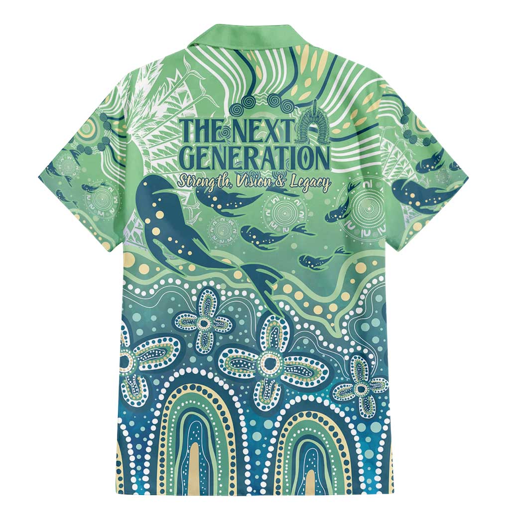 NAIDOC Week 2025 Family Matching Mermaid Dress and Hawaiian Shirt Pastel Ocean Aboriginal Art